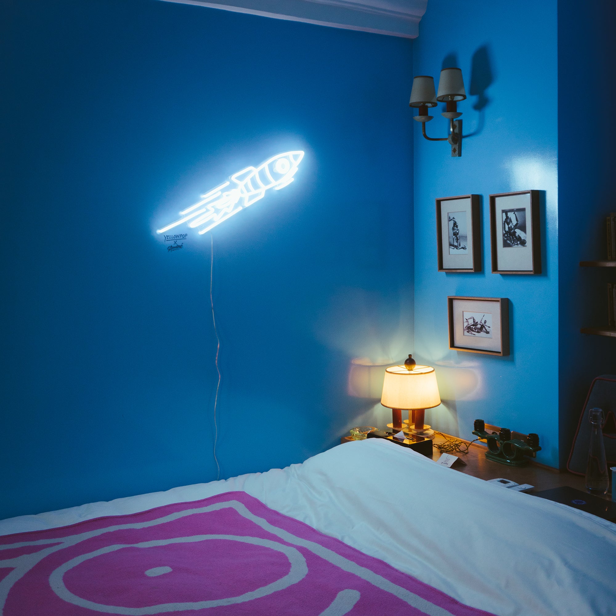 Rocket by André Saraiva - Signe en néon LED